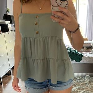 SOLD - New with Tag Blue Green Camisole